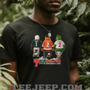 Philadelphia Mascots City of Brotherly Love T Shirt