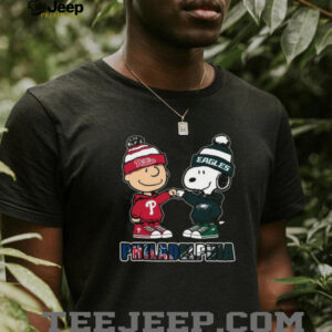 Philadelphia Phillies & Eagles Peanuts Fan Unity T Shirt