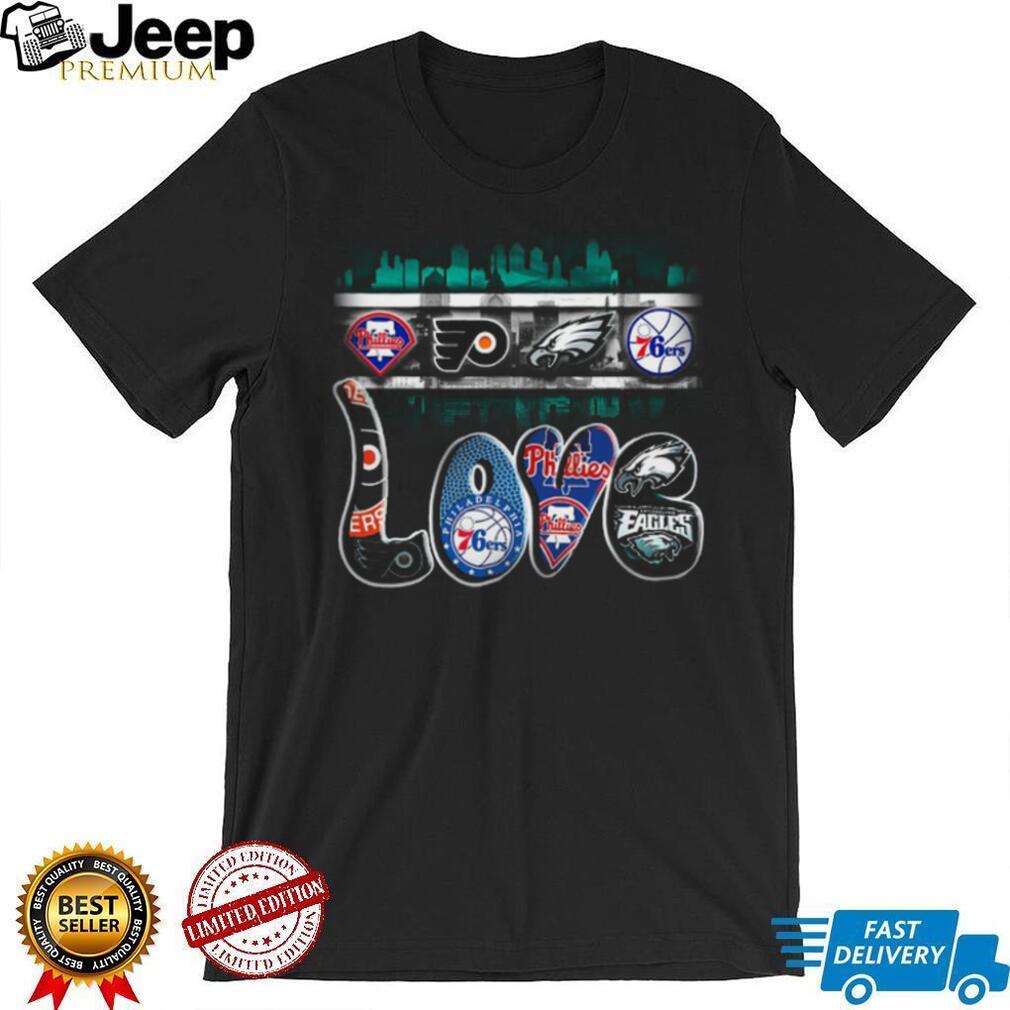 Philadelphia Sports Fan LOVE T Shirt Philadelphia Sports Fan LOVE T Shirt