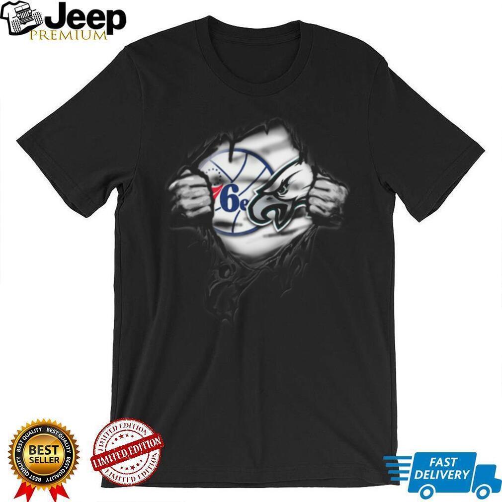 Philadelphia Sports Fan Ripped T Shirt Philadelphia Sports Fan Ripped T Shirt