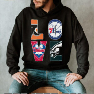 Philadelphia Sports Teams LOVE T Shirt Philadelphia Sports Teams LOVE T Shirt