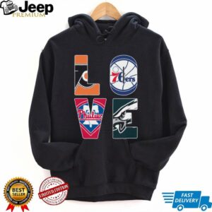 Philadelphia Sports Teams LOVE T Shirt