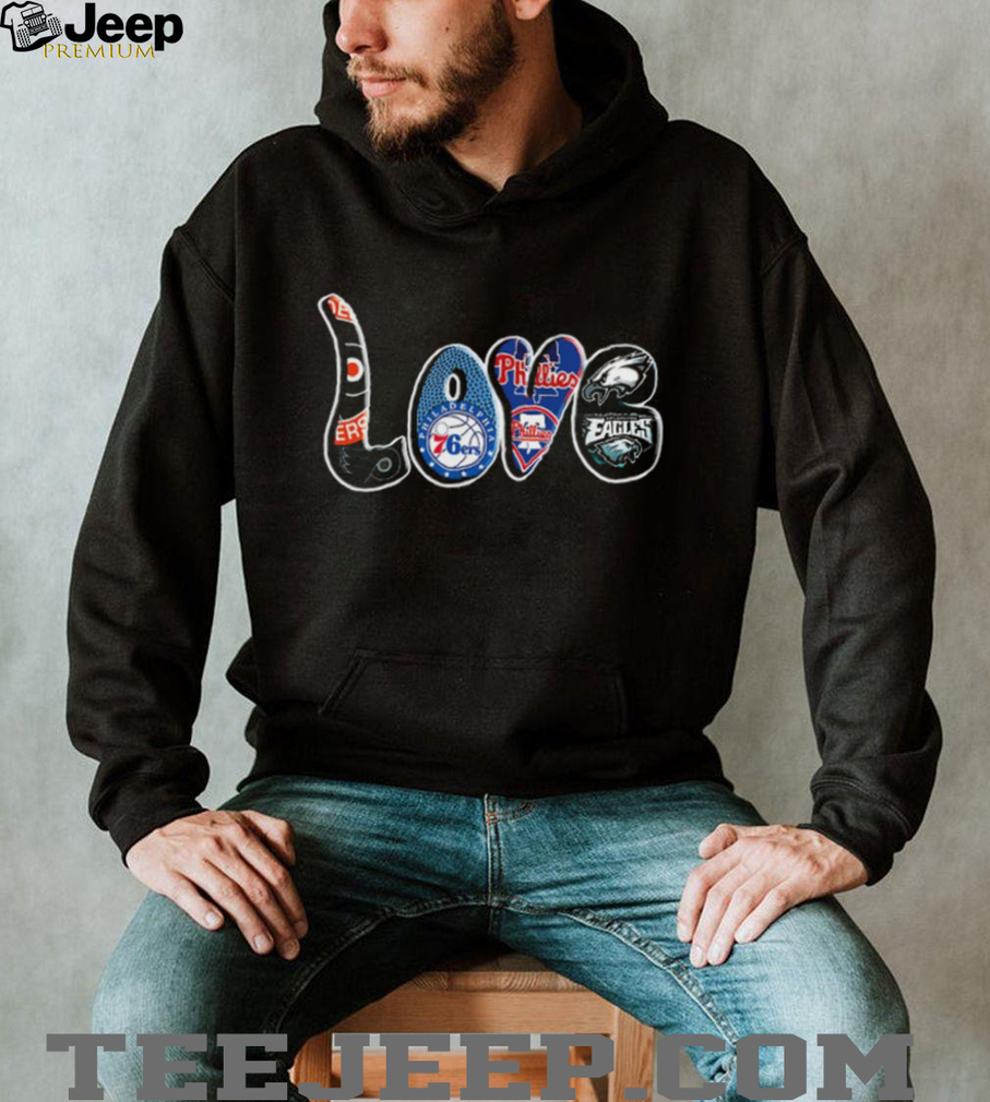 Philadelphia Sports Teams LOVE T Shirts Philadelphia Sports Teams LOVE T Shirts