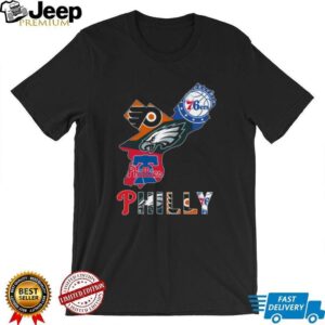 Philly Fanatic Ultimate Sports Map T Shirt