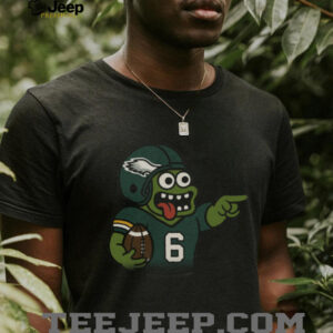 Philly Phanatic Cartoon Football T Shirt Philly Phanatic Cartoon Football T Shirt