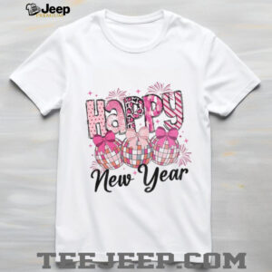 Pink Coquette Bow Happy New Year 2026 shirt