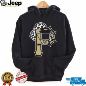 Pittsburgh Pirates P Logo Black T Shirt