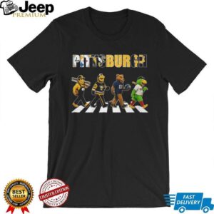 Pittsburgh Pride Abbey Road Mascots T Shirt