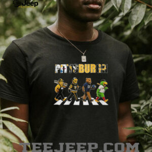 Pittsburgh Pride Abbey Road Mascots T Shirt