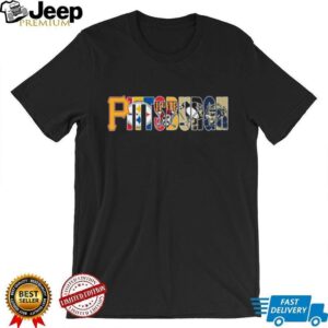 Pittsburgh Sports Fan Multi Team Logo T Shirt