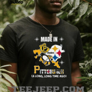 Pittsburgh Sports Fan One City Three Legends Map T Shirt