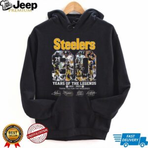 Pittsburgh Steelers 90th Anniversary T Shirt Years of the Legends