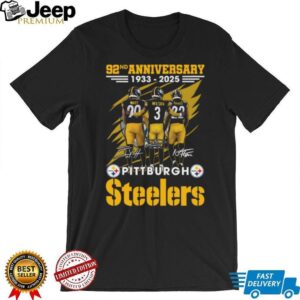 Pittsburgh Steelers 92nd Anniversary T Shirt