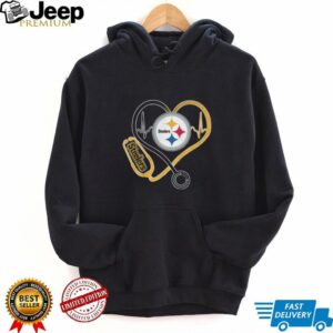 Pittsburgh Steelers Caring Hearts Nurses T Shirt