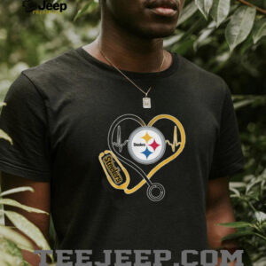 Pittsburgh Steelers Caring Hearts Nurses T Shirt