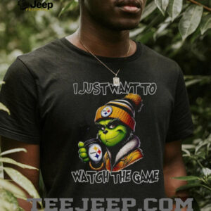 Pittsburgh Steelers Grinch I just want to watch the game Christmas shirt