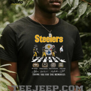 Pittsburgh Steelers Legends Abbey Road Thank You For The Memories T Shirt