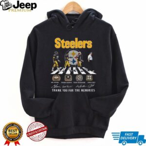 Pittsburgh Steelers Legends Abbey Road Thank You For The Memories T Shirt