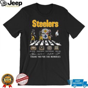 Pittsburgh Steelers Legends Abbey Road Thank You For The Memories T Shirt