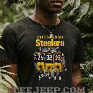 Pittsburgh Steelers Legends T Shirt Greene, Harris, Bradshaw #75 #32 #12