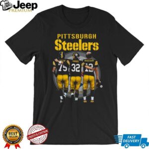 Pittsburgh Steelers Legends T Shirt Greene, Harris, Bradshaw #75 #32 #12