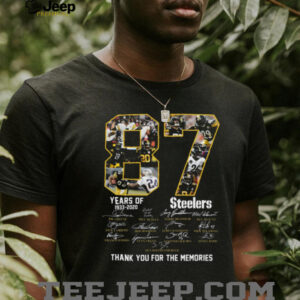 Pittsburgh Steelers Legends Thank You For The Memories T Shirt