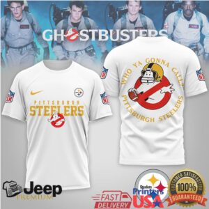Pittsburgh Steelers Official NFL Ghostbusters 3D Shirt