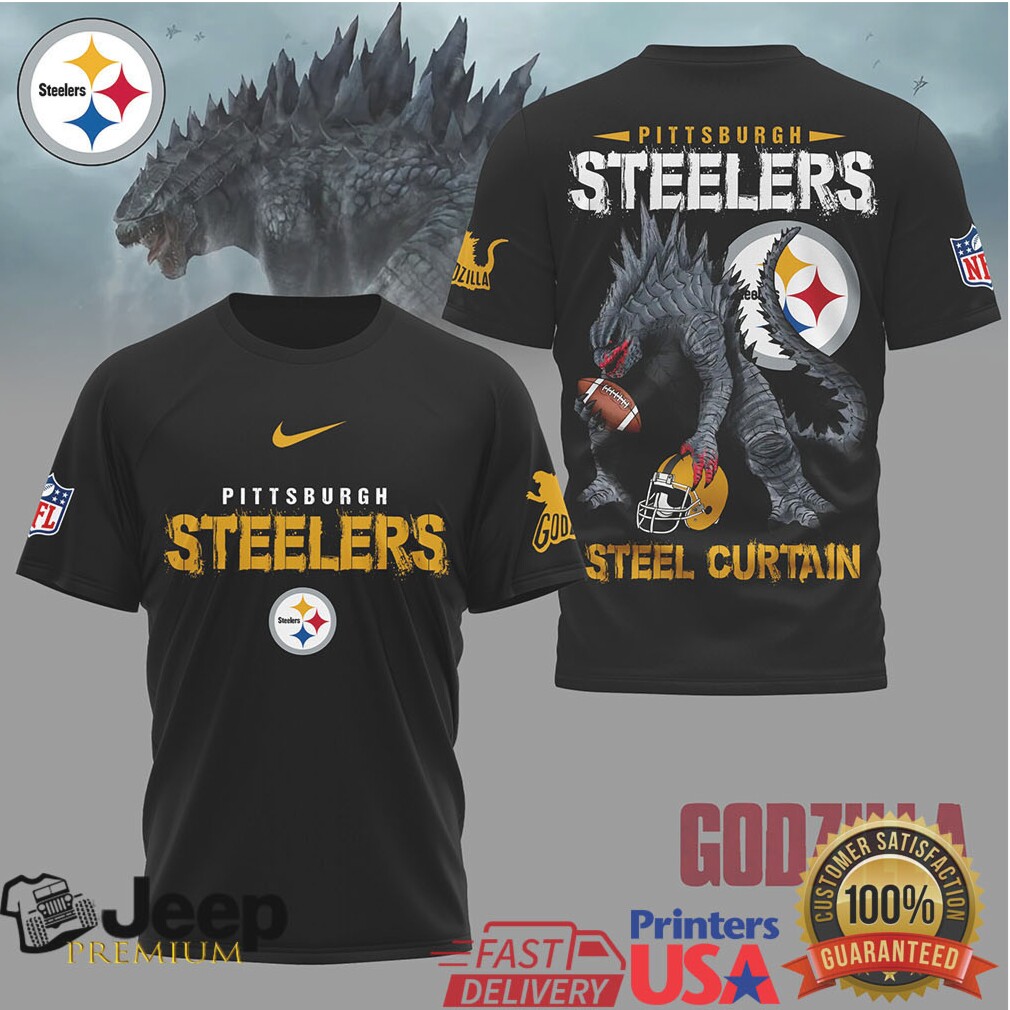 Pittsburgh Steelers Official NFL Godzilla Football Shirt Pittsburgh Steelers Official NFL Godzilla Football Shirt