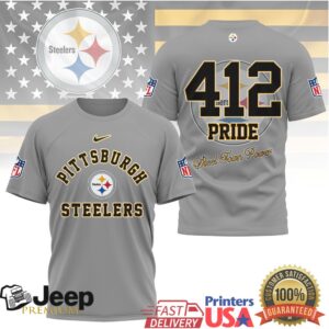 Pittsburgh Steelers Official NFL Pride 3D Shirt