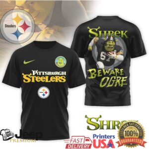 Pittsburgh Steelers Official NFL Shrek 3D Shirt Pittsburgh Steelers Official NFL Shrek 3D Shirt