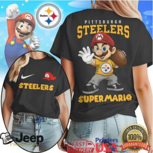 Pittsburgh Steelers Official NFL Super Mario Shirt Pittsburgh Steelers Official NFL Super Mario Shirt