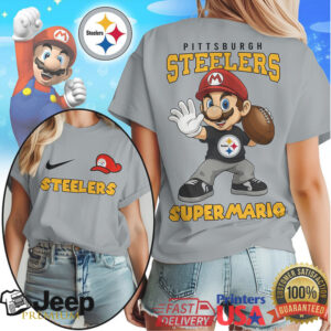 Pittsburgh Steelers Official NFL Super Mario Shirt