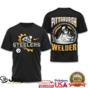 Pittsburgh Steelers Official NFL Welder 3D Shirt