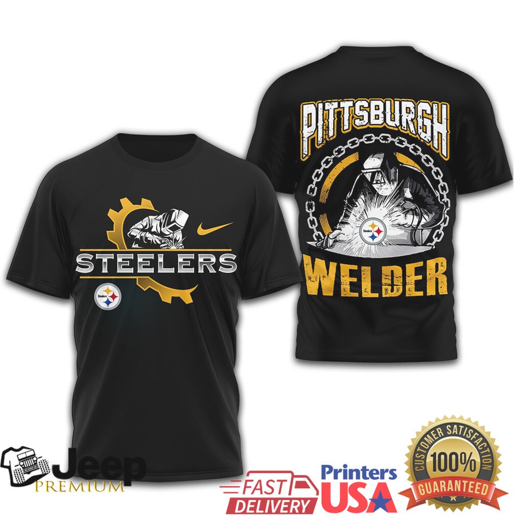 Pittsburgh Steelers Official NFL Welder 3D Shirt Pittsburgh Steelers Official NFL Welder 3D Shirt