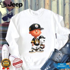 Pittsburgh Steelers Snoopy & Charlie Brown Graphic T Shirt