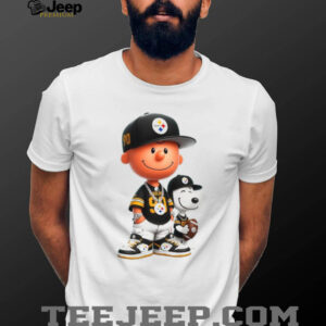 Pittsburgh Steelers Snoopy & Charlie Brown Graphic T Shirt