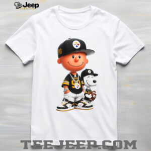 Pittsburgh Steelers Snoopy & Charlie Brown Graphic T Shirt