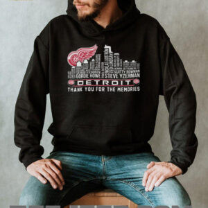 Pittsburgh Steelers Thank You For The Memories Player Name Skyline Black Shirt