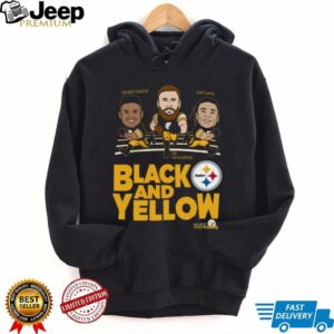 Pittsburgh Steelers Toddler Black & Gold Offense Short Sleeve T Shirt Pittsburgh Steelers Toddler Black & Gold Offense Short Sleeve T Shirt