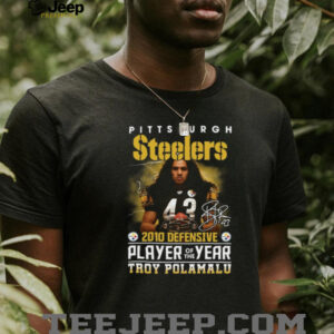 Pittsburgh Steelers Troy Polamalu 2010 Defensive Player of the Year T Shirt