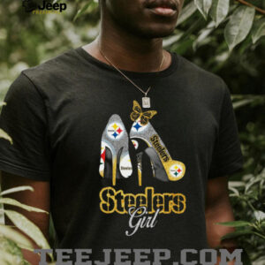 Pittsburgh Steelers Women's High Heel Fan T Shirt