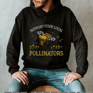 Pollinators bee 8bit support your local shirt