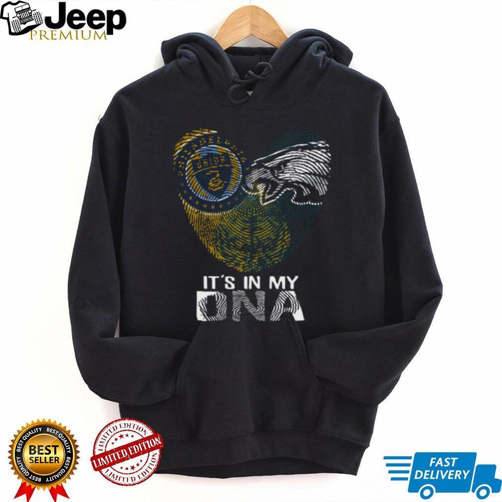 Rams and Eagles Dual Fandom DNA T Shirt Rams and Eagles Dual Fandom DNA T Shirt
