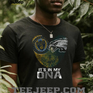 Rams and Eagles Dual Fandom DNA T Shirt