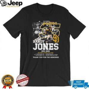 Randy Jones San Diego Padres No. 35 Retired Jersey Commemorative T Shirt