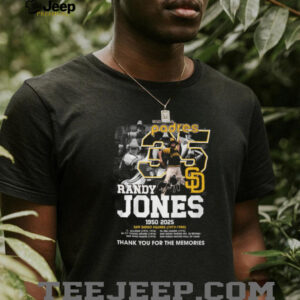 Randy Jones San Diego Padres No. 35 Retired Jersey Commemorative T Shirt