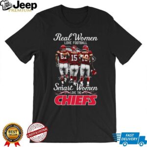 Real Women Love Football Smart Women Love the Chiefs T Shirt