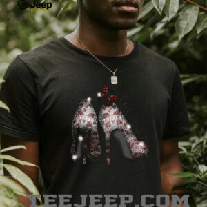 Red Glitter Heels Tee