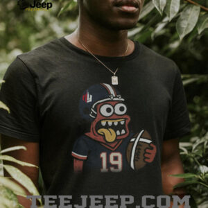 Retro Football Monster Graphic Tee Retro Football Monster Graphic Tee
