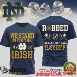 Robbed College Football Payoff Notre Dame Statement Tee